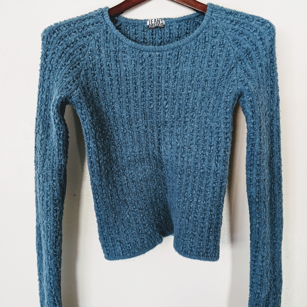 Iceberg 90s sweater blue size medium